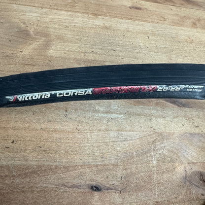 Vittoria Corsa Graphene 2.0 700 x 25-28mm Tubular Single Bike Tire 321g