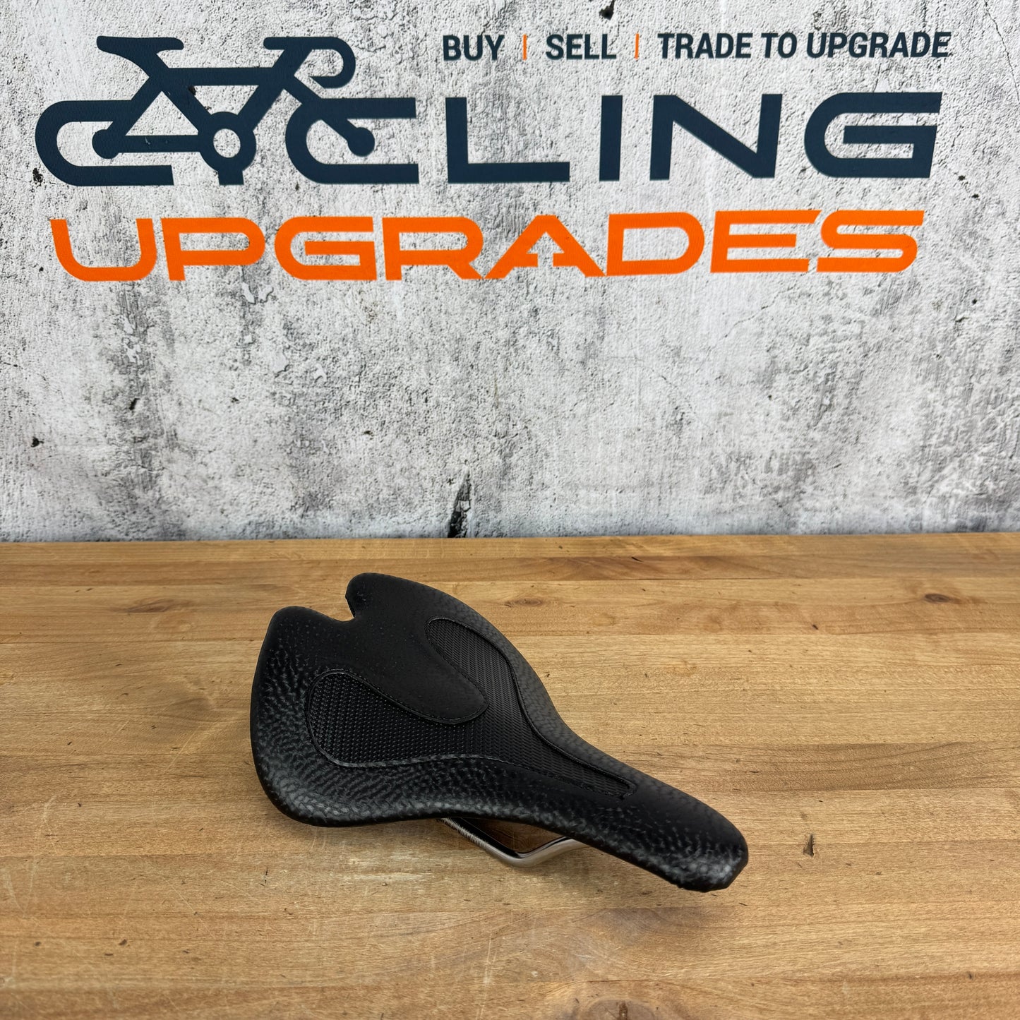 New! Infinity Adventure A1X Black Marine Vinyl 7x7mm Stainless Rails Bike Saddle