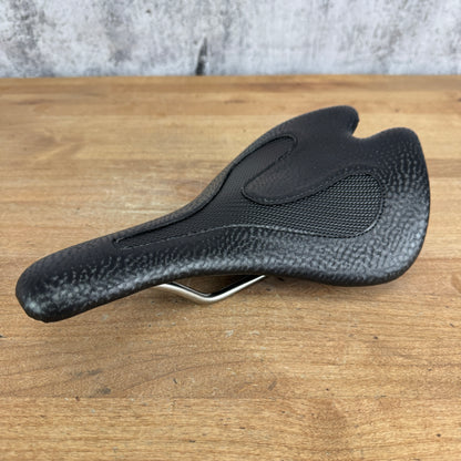 New! Infinity Adventure A1X Black Marine Vinyl 7x7mm Stainless Rails Bike Saddle