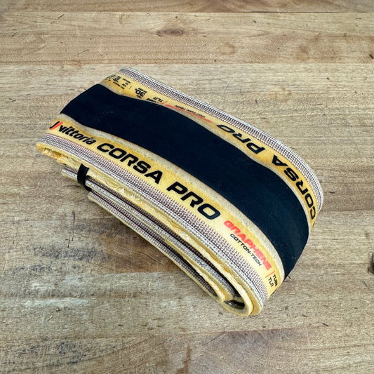 Low Mile! Vittoria Corsa Pro Graphene 700c x 30mm Tubeless Gumwall  Single Tire
