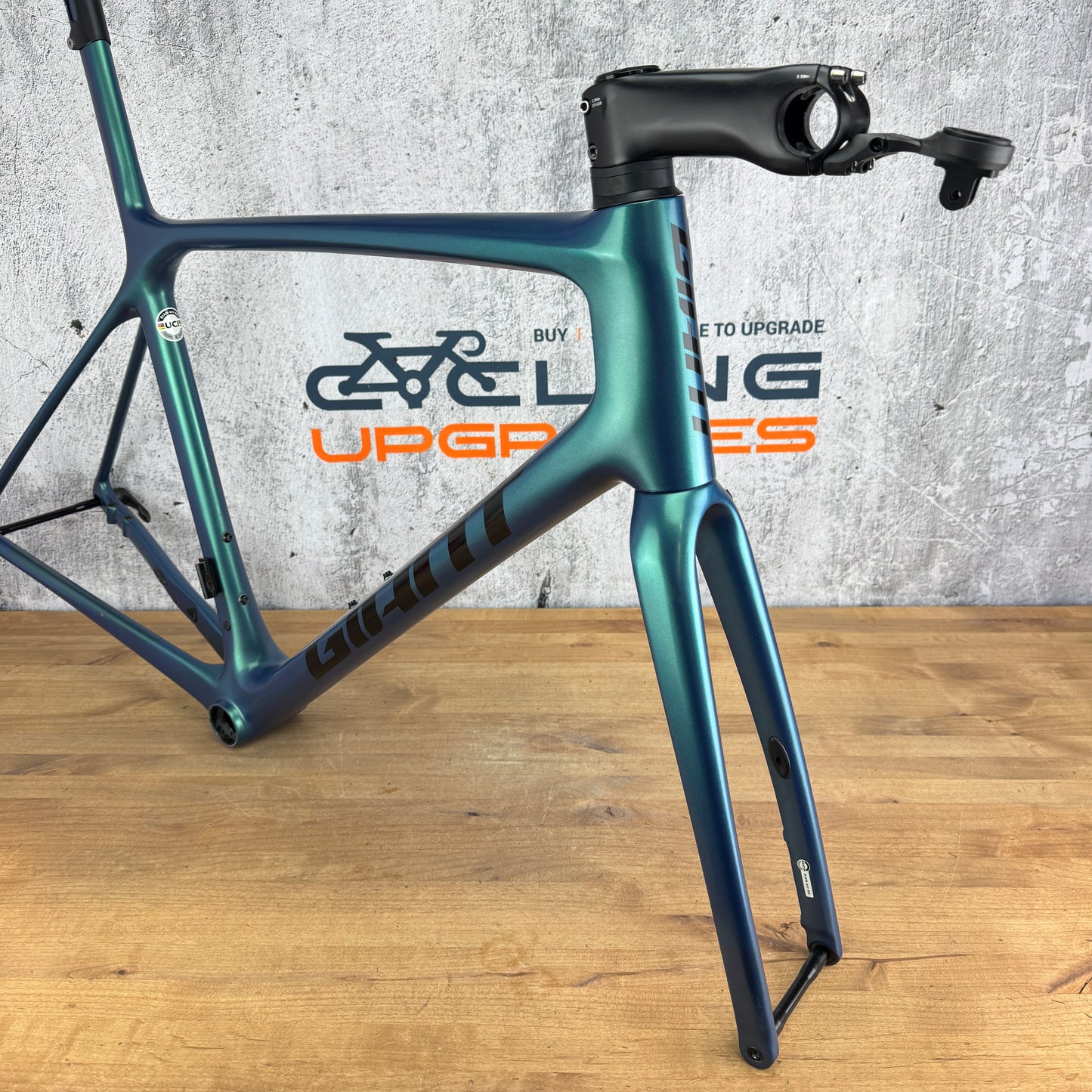 2021 Giant TCR Advanced SL M/L Carbon Disc Brake ISP Chrysocolla Frameset 700c