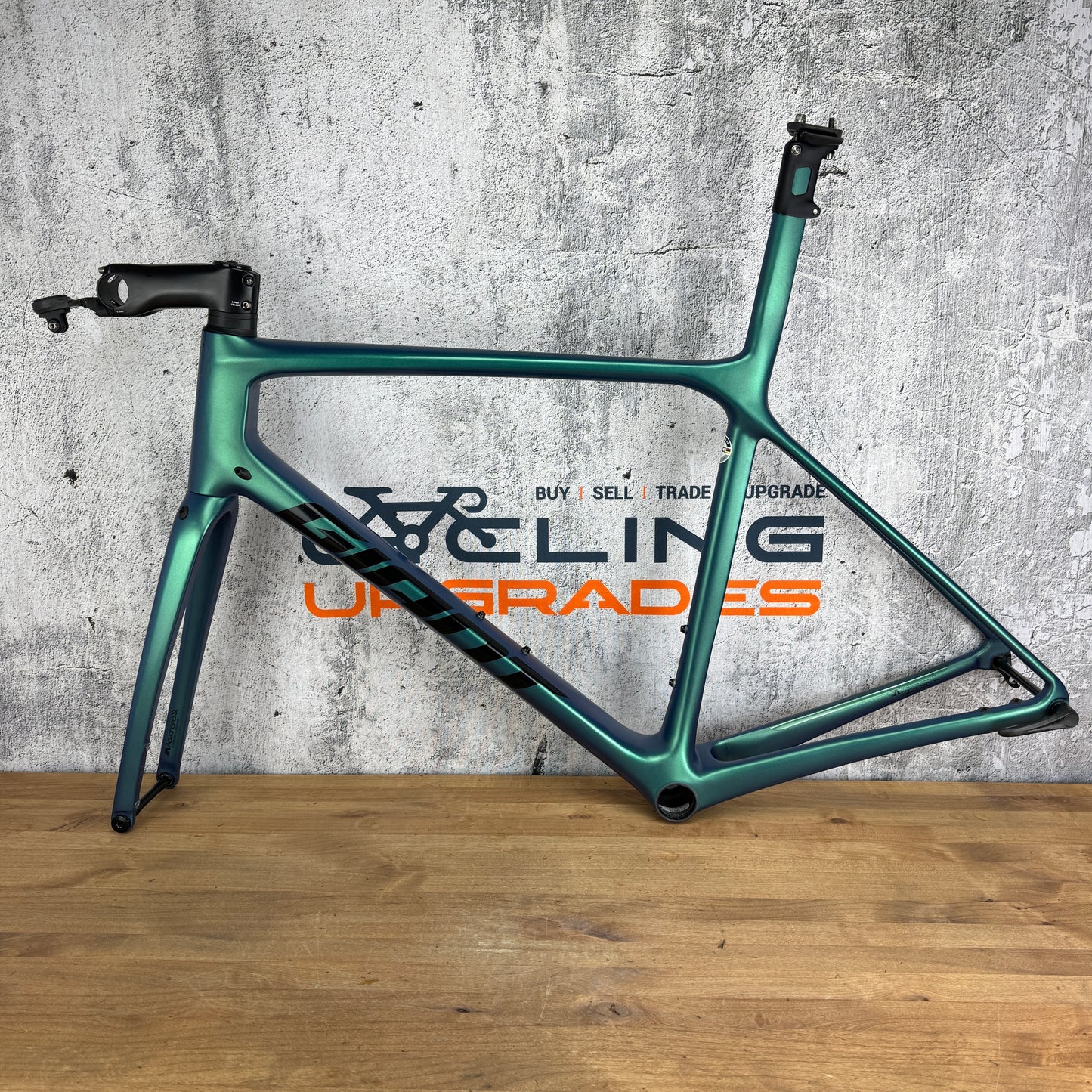 2021 Giant TCR Advanced SL M/L Carbon Disc Brake ISP Chrysocolla Frameset 700c