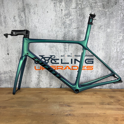 2021 Giant TCR Advanced SL M/L Carbon Disc Brake ISP Chrysocolla Frameset 700c