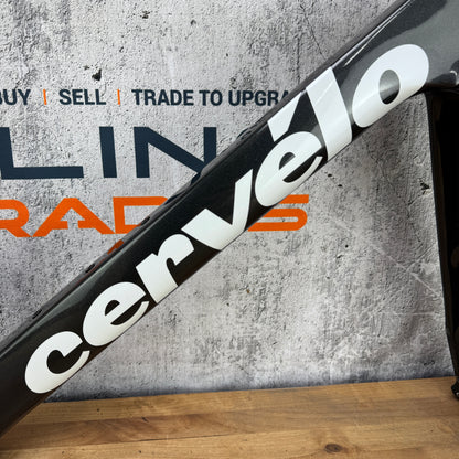 Low Mile! 2022 Cervelo Soloist 54cm Carbon Disc Frameset 700c Black Embers 1982g