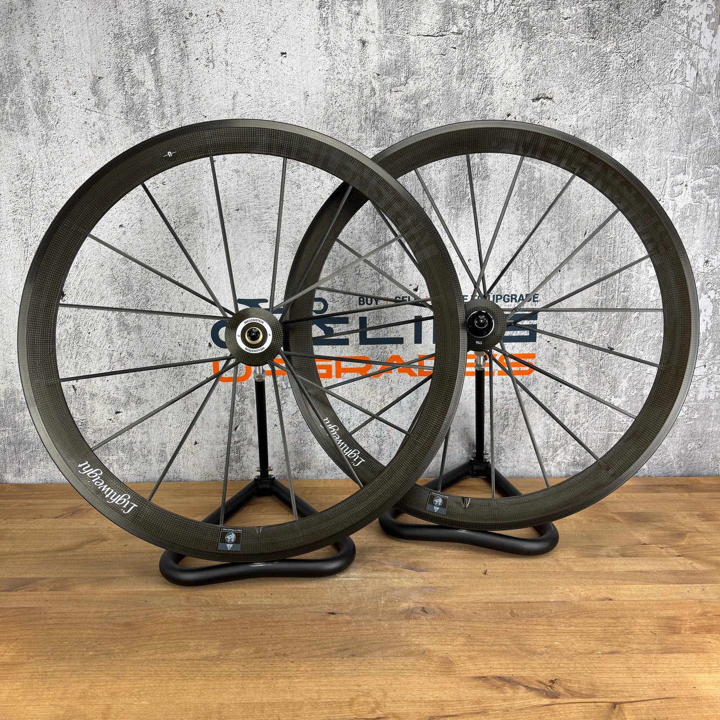 Lightweight Meilenstein Gen IV 16/20 Carbon Clincher Wheelset Rim Brake 1223g
