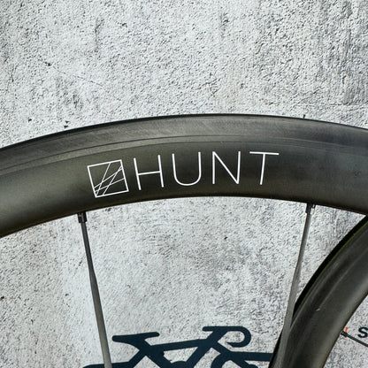 2023 Hunt 36 Carbon Tubeless Wheelset 700c Rim Brake UD Carbon Spokes 1317g