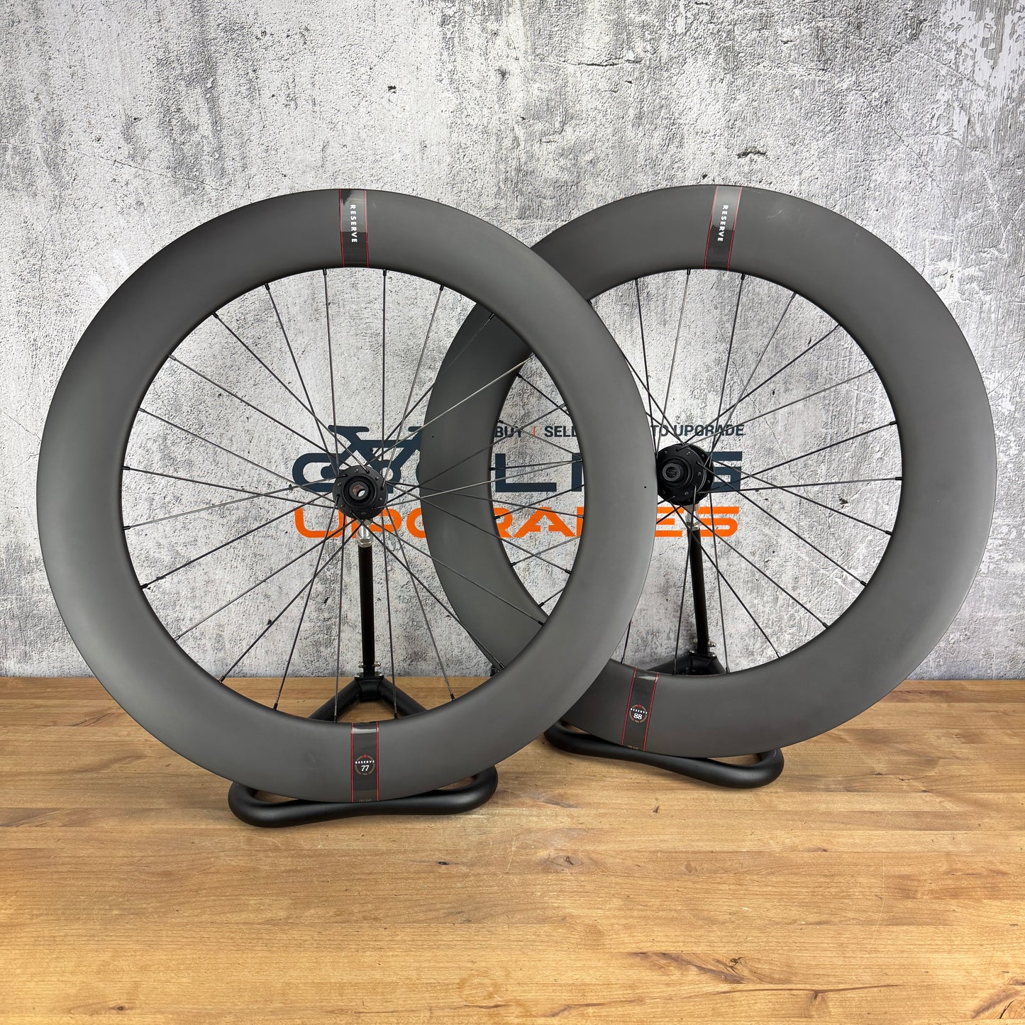 New! Reserve 77|88 Turbulent Aero Carbon Tubeless Disc Wheelset 700c 1764g