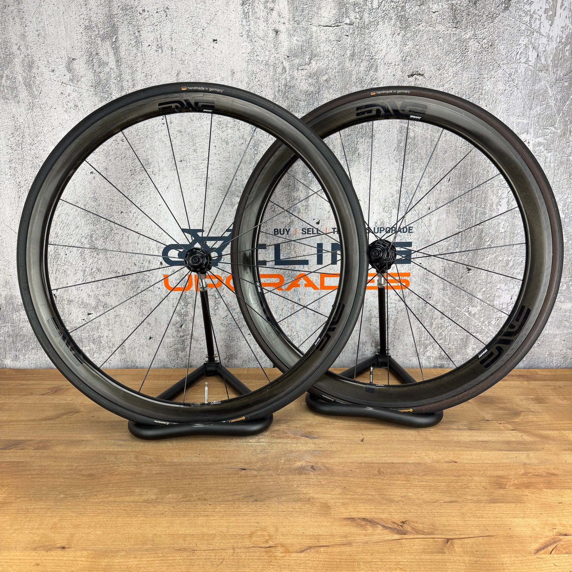 Enve SES Carbon Tubular Wheelset 700c Rim Brake Tune Hubs Contin –