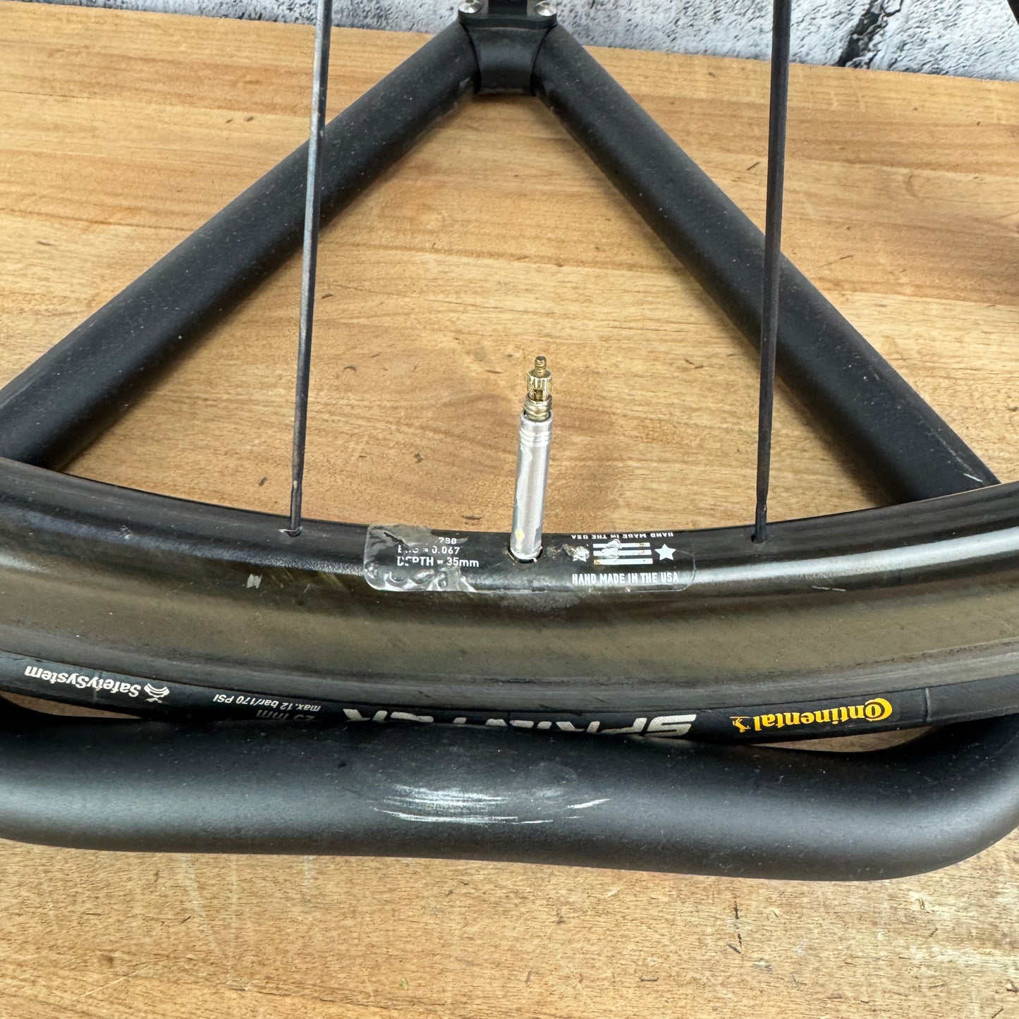 Enve SES 3.4 Carbon Tubular Wheelset 700c Rim Brake Tune Hubs + Continental