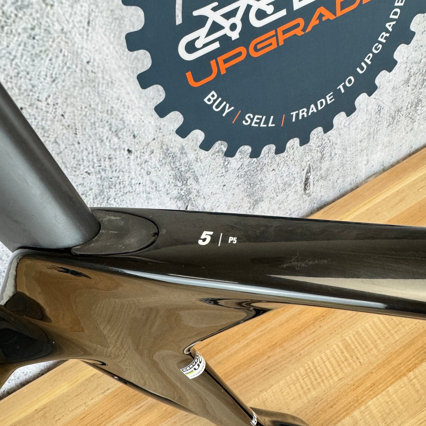 Mint! 2024 Cervelo P5 56cm Carbon TT/Triathlon Disc Brake Frameset 700c 3776g