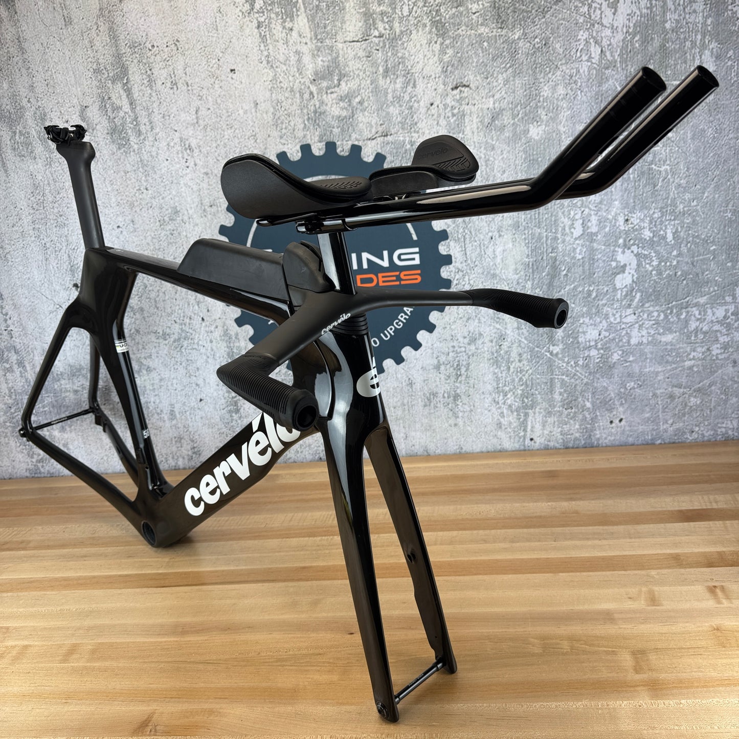 Mint! 2024 Cervelo P5 56cm Carbon TT/Triathlon Disc Brake Frameset 700c 3776g