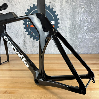 Mint! 2024 Cervelo P5 56cm Carbon TT/Triathlon Disc Brake Frameset 700c 3776g