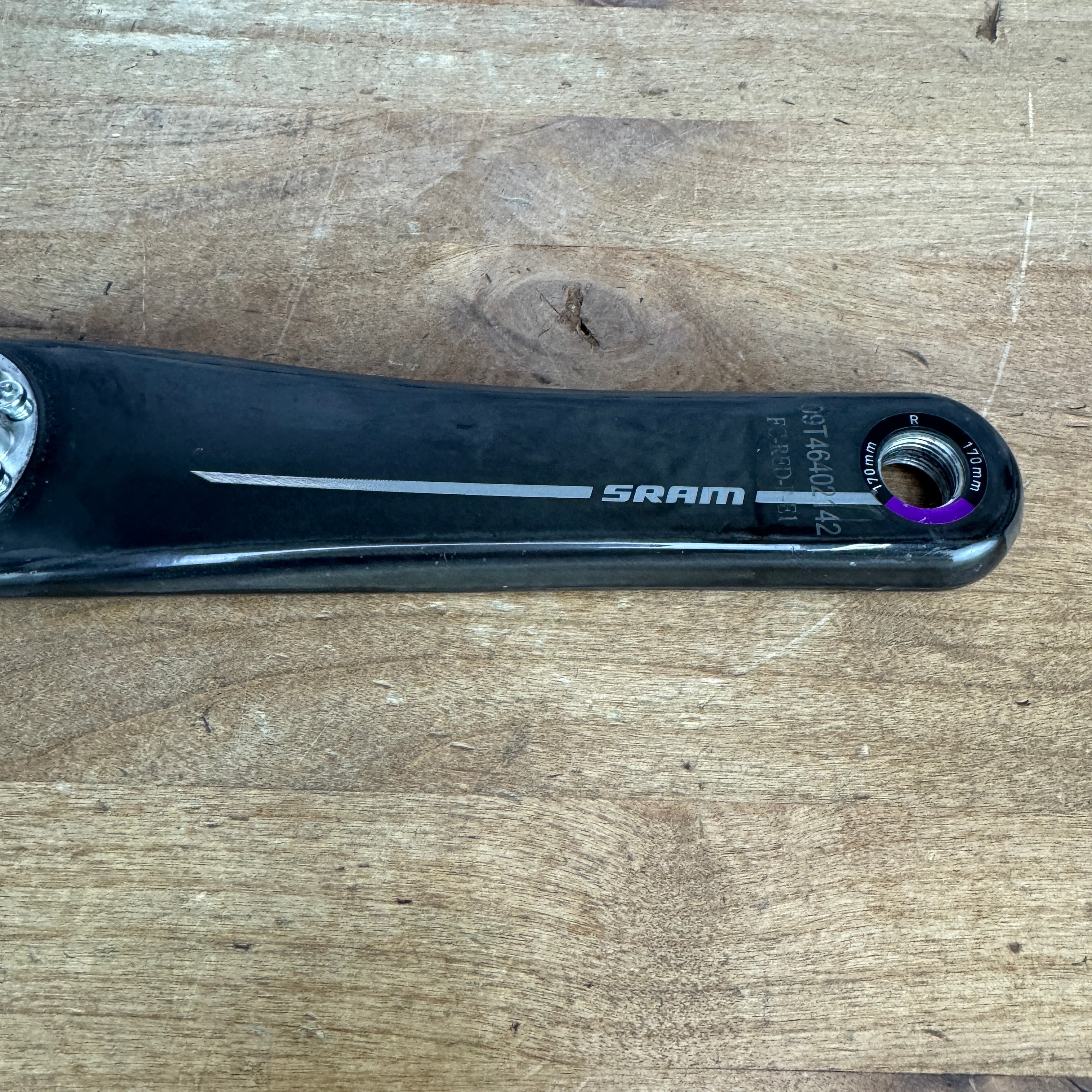 SRAM Red AXS E1 DUB SL 170mm Carbon Bike Crankset Crank Arms 320g