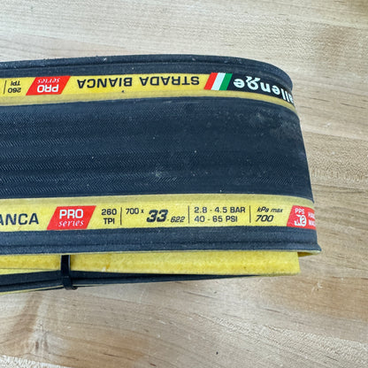 Pair Challenge Strada Bianca 700c x 33mm Road Bike Clincher Tires