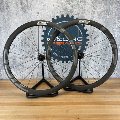 Mint! Zipp 303 Firecrest ZR1 DB Carbon Tubeless Hookless Disc Wheelset 700c 1416g
