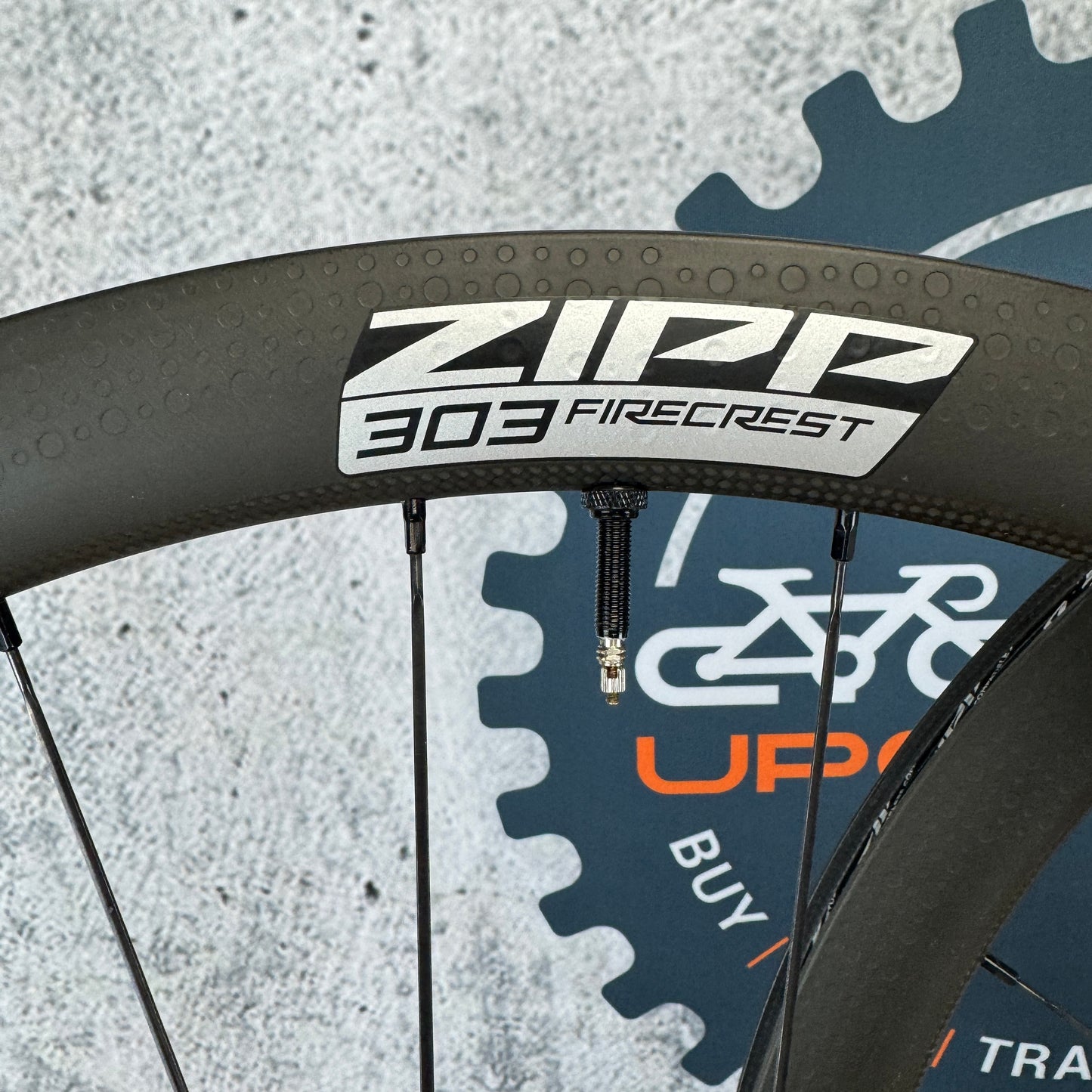 Mint! Zipp 303 Firecrest ZR1 DB Carbon Tubeless Hookless Disc Wheelset 700c 1416g