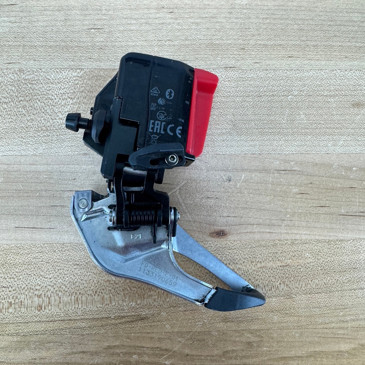 Low Mile SRAM Red eTap AXS D1 12-Speed Braze-On Electronic Front Derailleur 151g