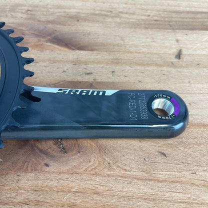 New! SRAM Red AXS DUB 170mm X-Sync 1X 42t 12-Speed Carbon Crankset 510g