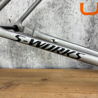 Low Mile! Specialized S-Works Crux 52cm Carbon Gravel Disc Frameset 700c 1318g