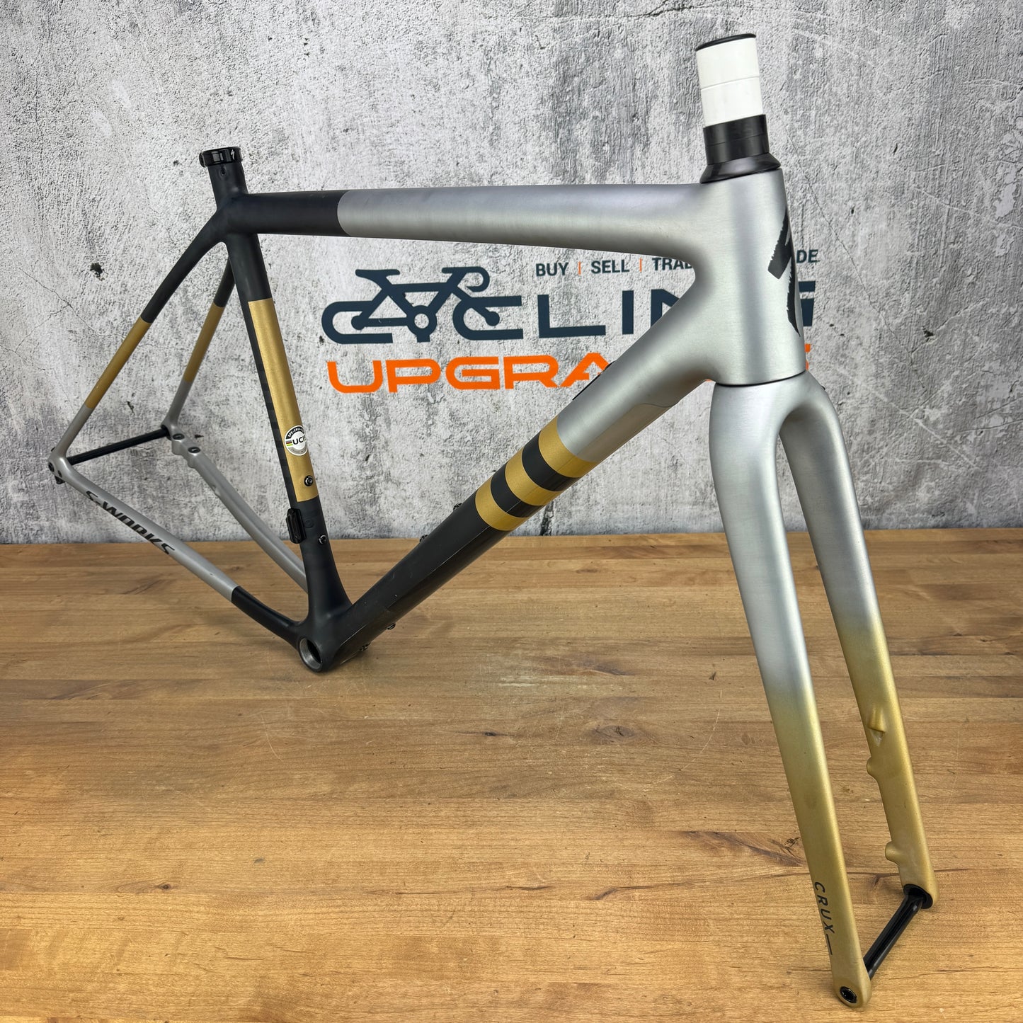 Low Mile! Specialized S-Works Crux 52cm Carbon Gravel Disc Frameset 700c 1318g