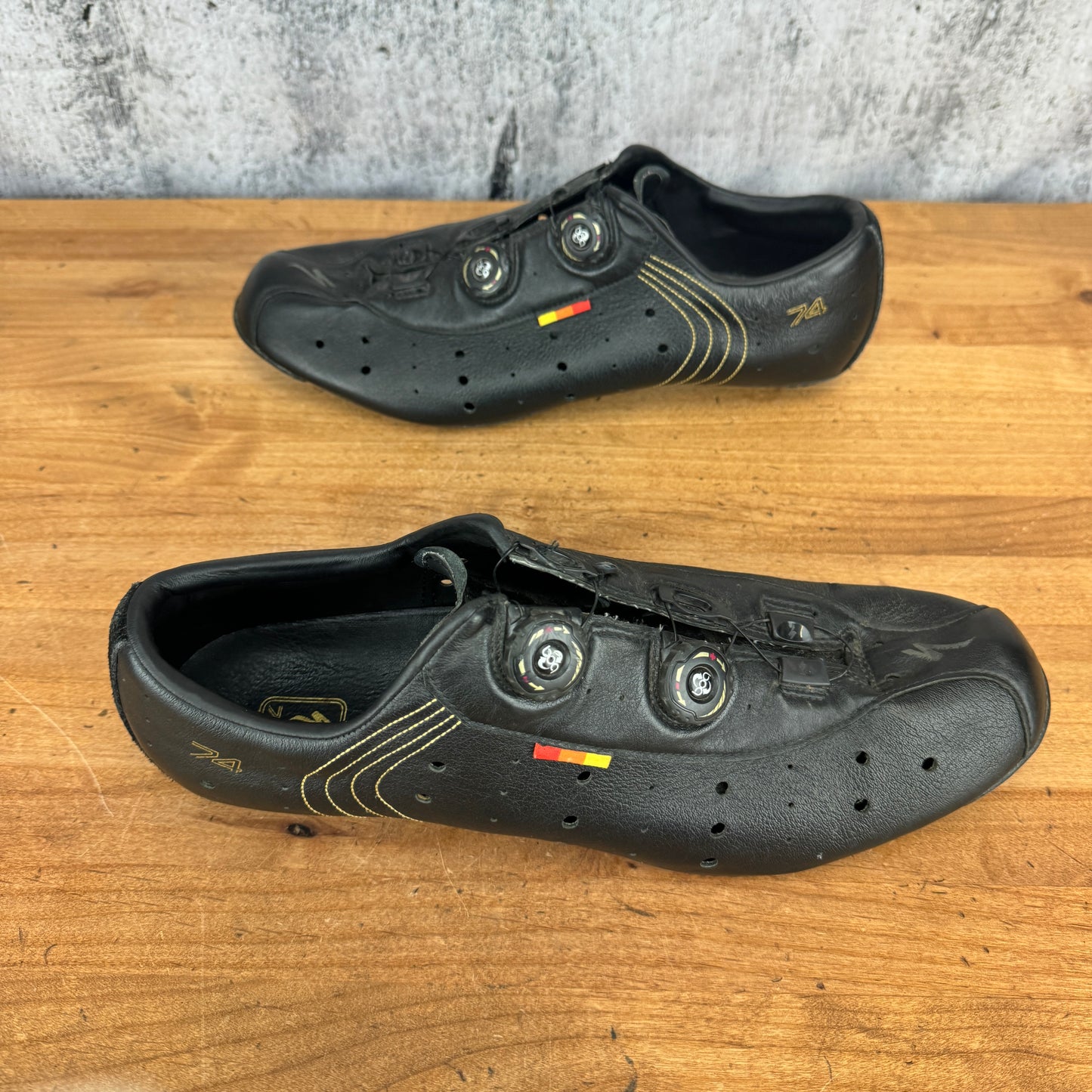 Rare! 2014 Specialized 74 Road 47 EU 13 US Men's 3-Bolt Cycling Shoes Leather
