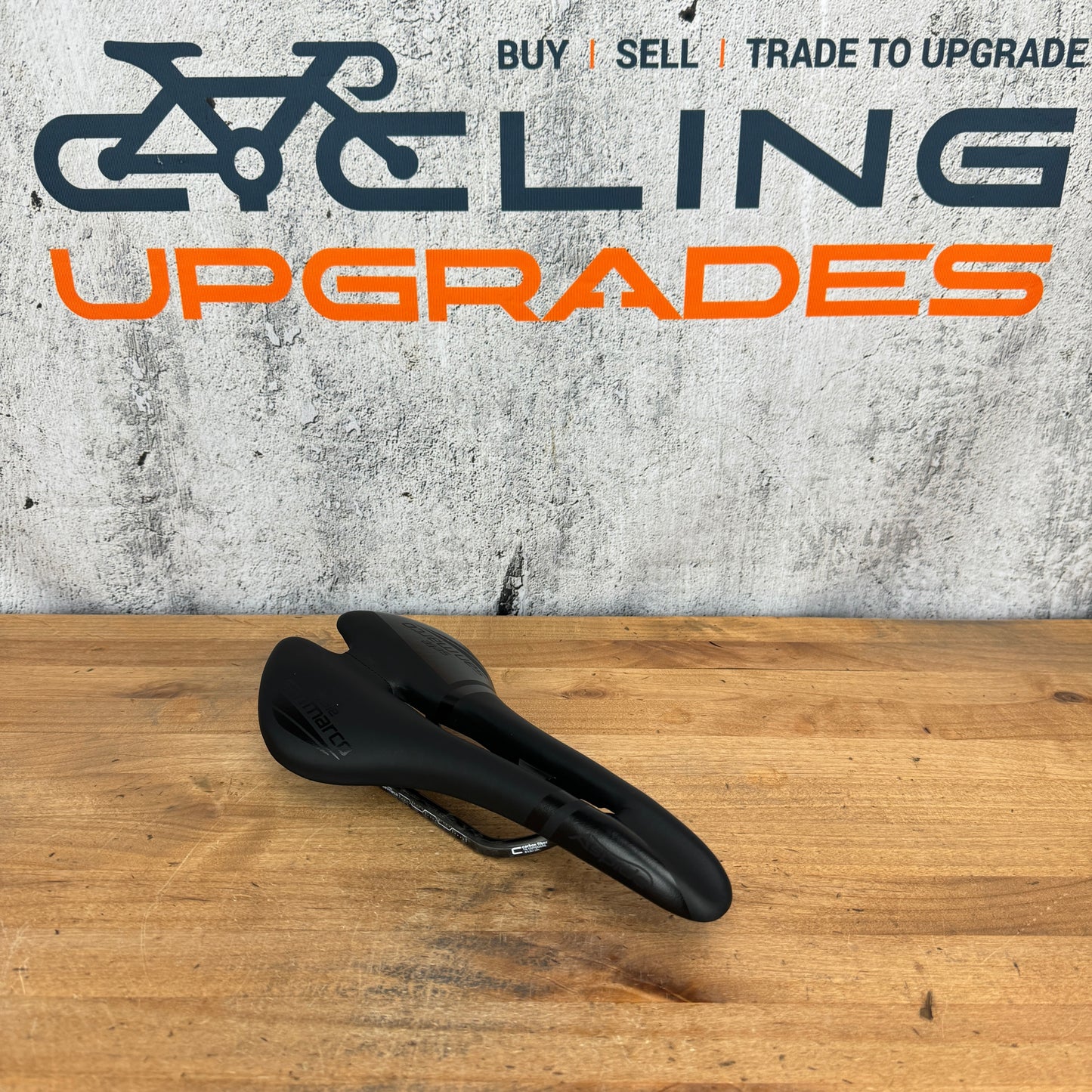 Low Mile! Selle San Marco Aspide FX Narrow 132mm 7x9mm Carbon Rails Bike Saddle