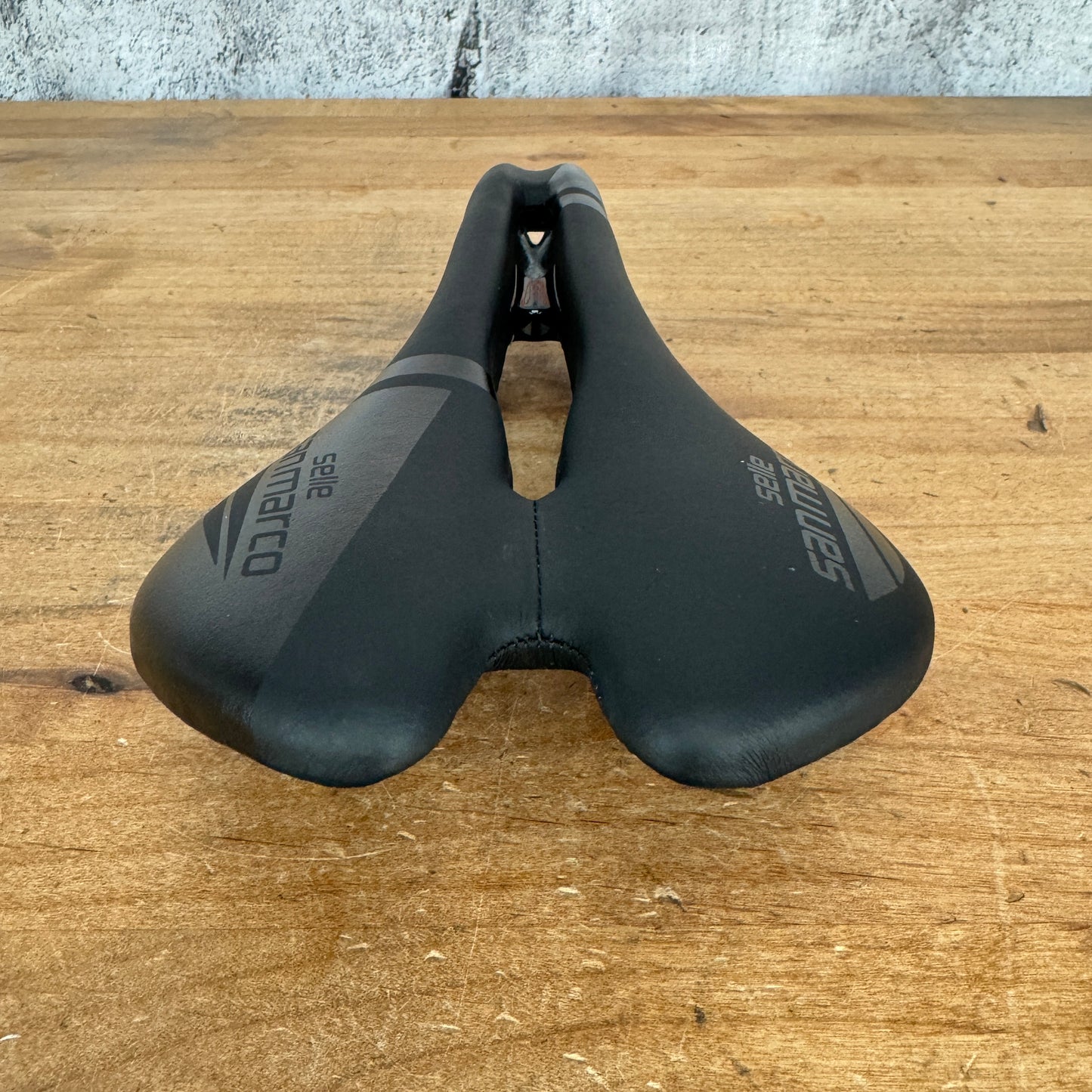 Low Mile! Selle San Marco Aspide FX Narrow 132mm 7x9mm Carbon Rails Bike Saddle