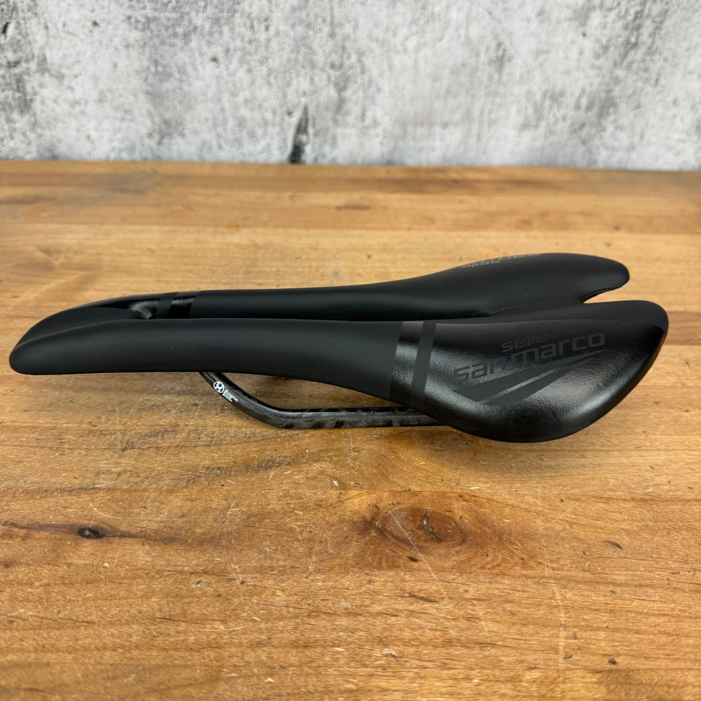 Low Mile! Selle San Marco Aspide FX Narrow 132mm 7x9mm Carbon Rails Bike Saddle