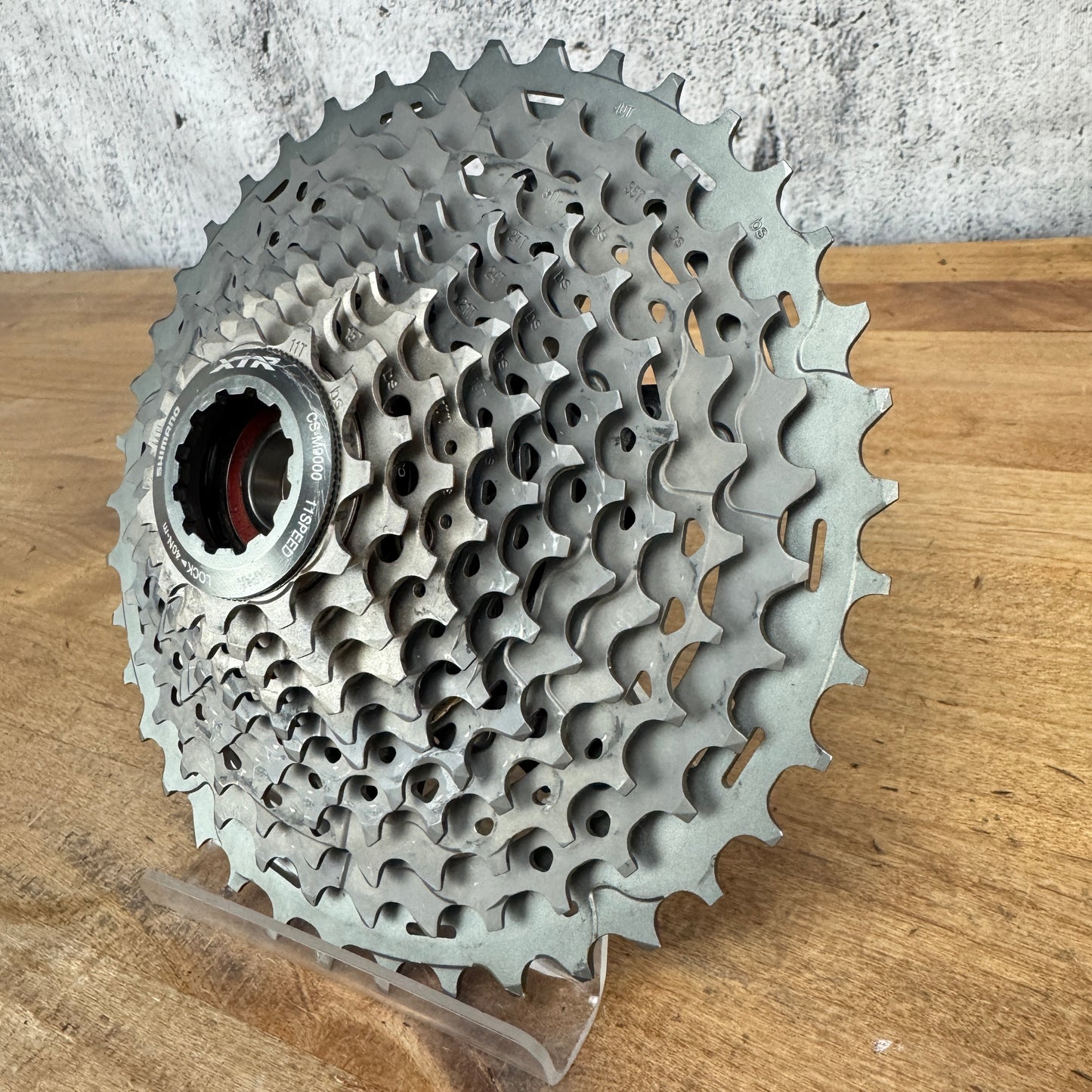 Ridden Once! Shimano XTR CS-M9000 11-40t 11-Speed "Light Wear" Cassette 324g