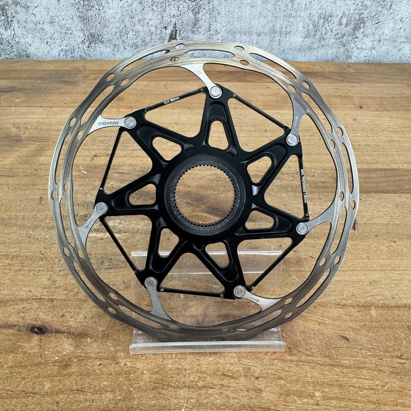 SRAM CLX 180mm Center Lock Single Disc Brake Rotor 145g