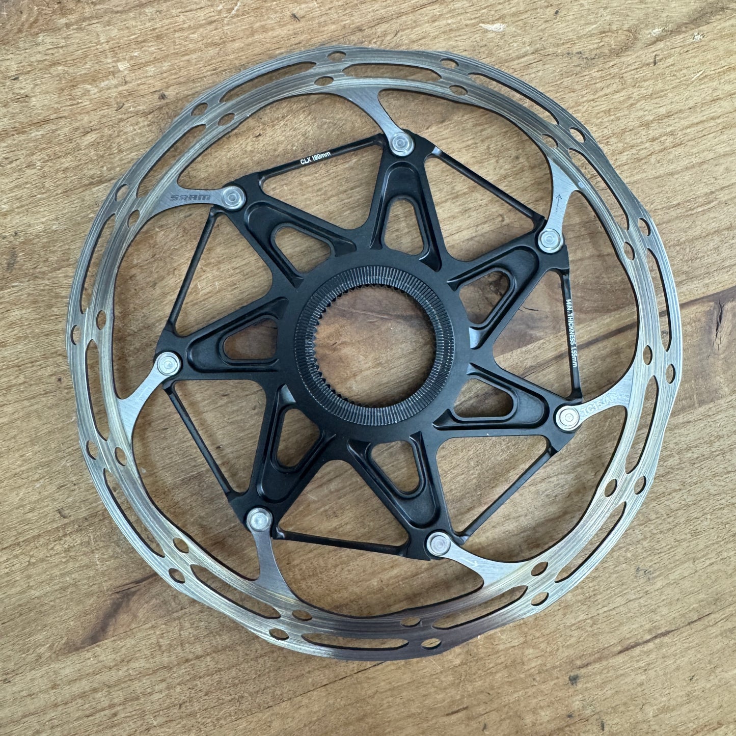 SRAM CLX 180mm Center Lock Single Disc Brake Rotor 145g