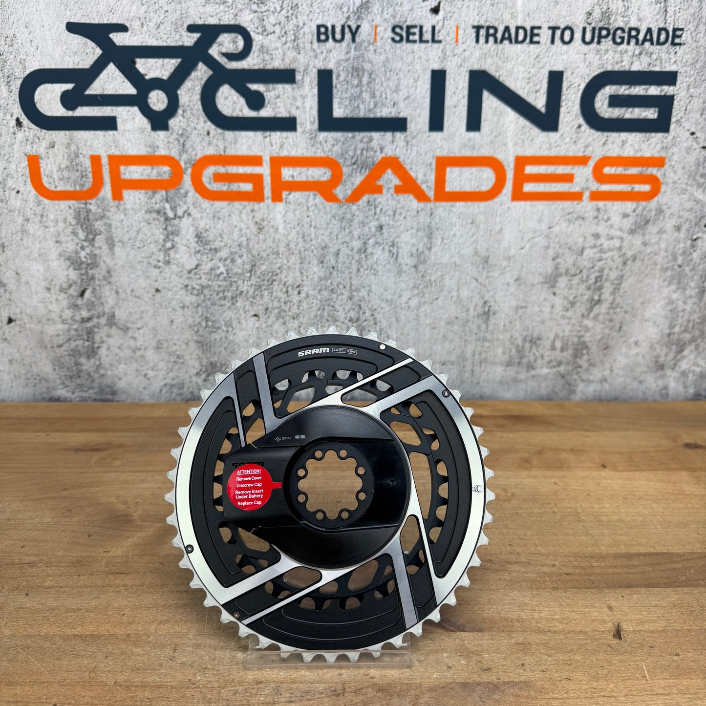 New! SRAM Red AXS E1 Power Meter 46/33t 12-Speed Bike Chainring Set MSRP $880