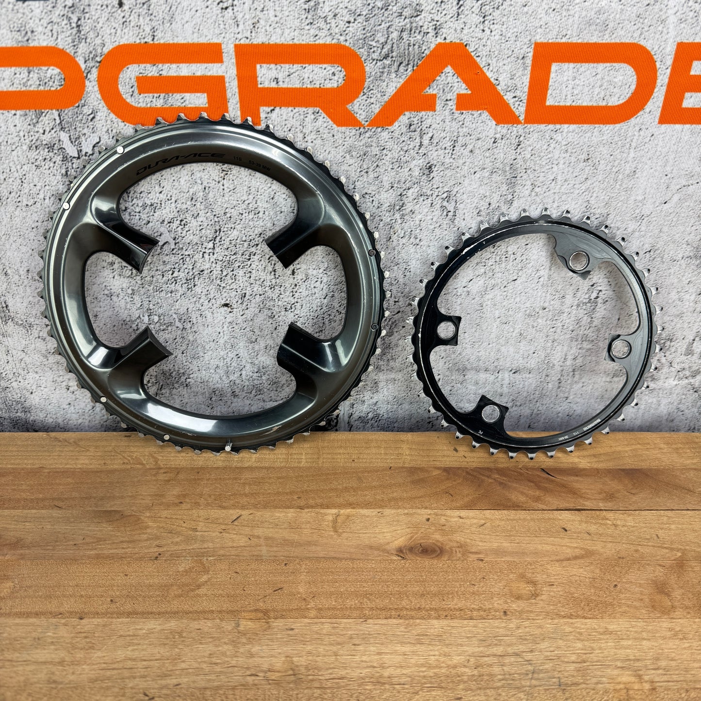 Shimano Dura-Ace R8000 53/39t 11-Speed 110BCD 4-Bolt Chainring Set 140g