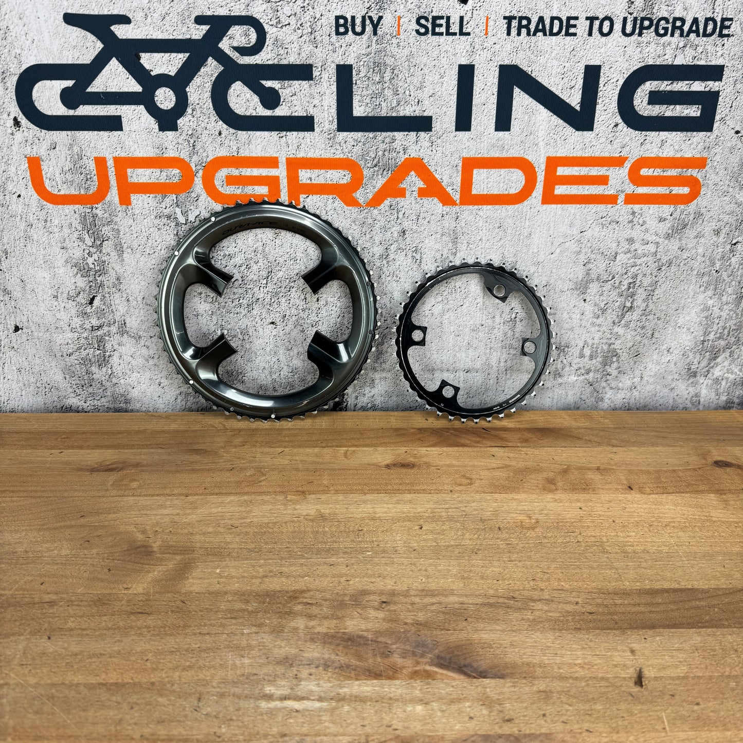 Shimano Dura-Ace R8000 53/39t 11-Speed 110BCD 4-Bolt Chainring Set 140g