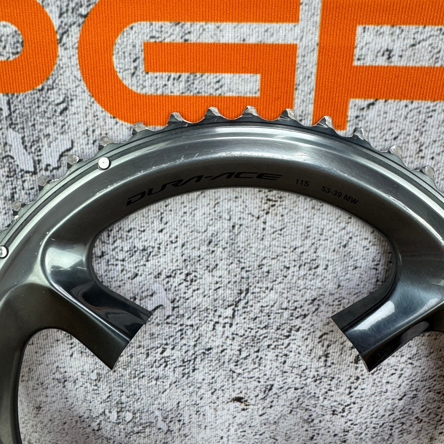 Shimano Dura-Ace R8000 53/39t 11-Speed 110BCD 4-Bolt Chainring Set 140g