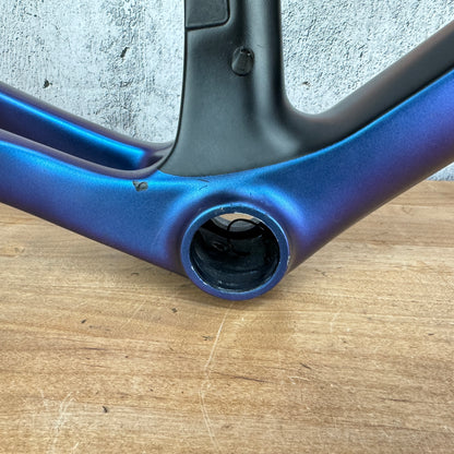 2021 Basso Diamante SV 61cm Carbon Disc Frameset Matt Aurora + Levita Barstem