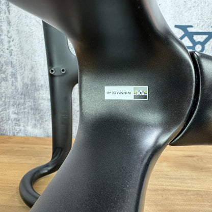 Low Mile! Winspace Agile XL 57.5cm Carbon Disc Brake Frameset 700c 2306g