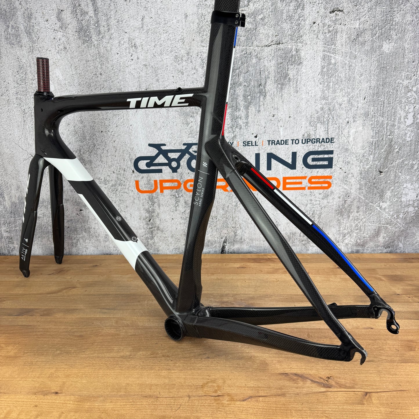 2018 Time Scylon TL AKTIV Small 54cm Rim Brake Carbon Frameset 700c 1801g