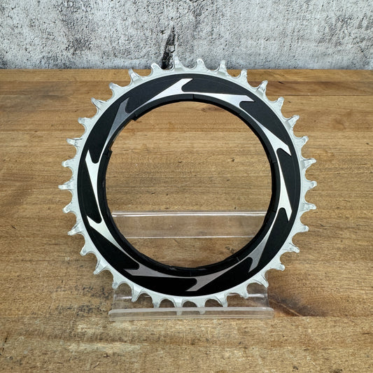 Low Mile! SRAM XX SL T-type 34t Threaded Mount 3mm Offset 1x MTB Chainring 49g