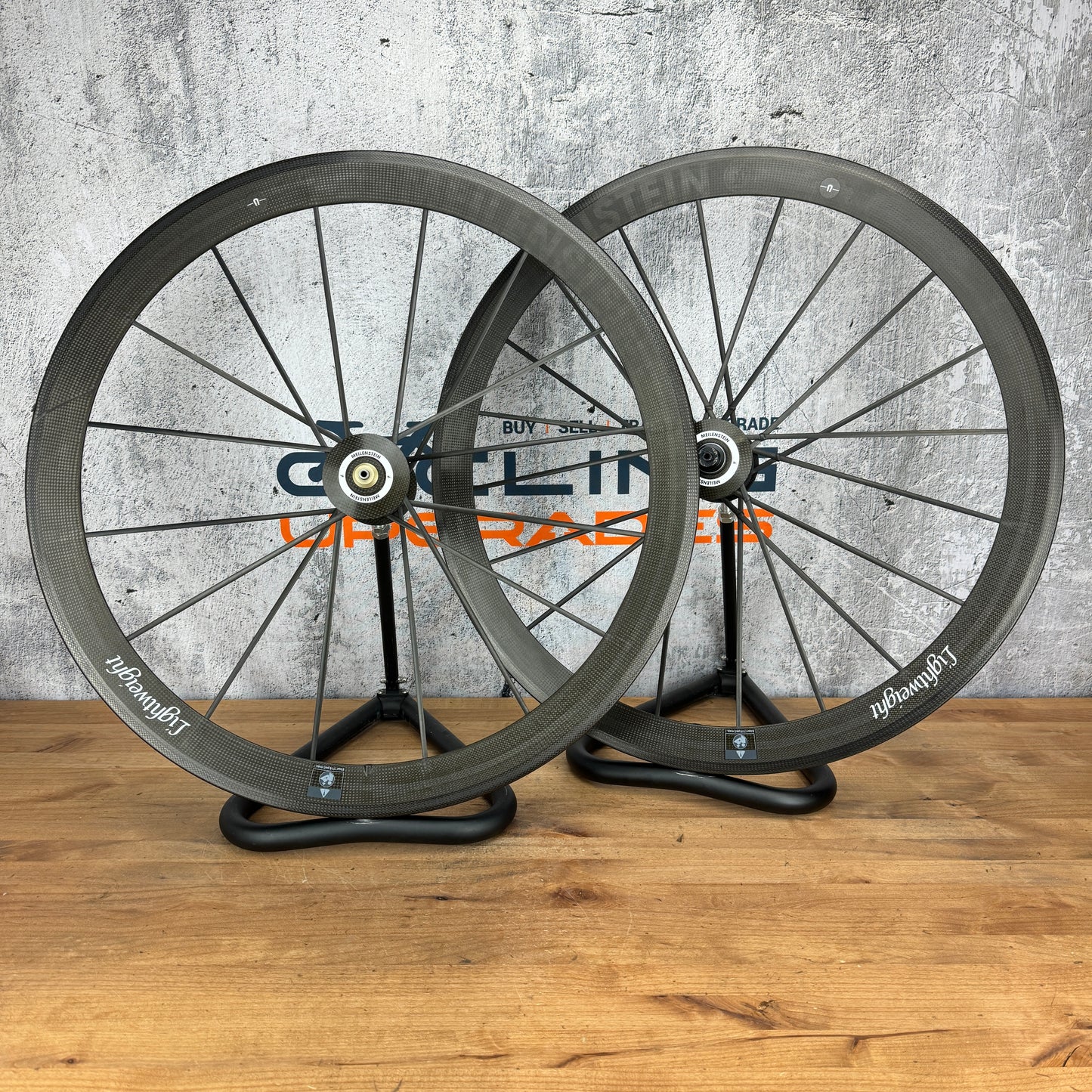 Lightweight Meilenstein Gen IV 16/20 Carbon Clincher Wheelset 700c Rim Brake 1231g