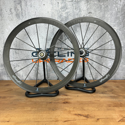 Lightweight Meilenstein Gen IV 16/20 Carbon Clincher Wheelset 700c Rim Brake 1231g