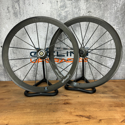 Lightweight Meilenstein Gen IV 16/20 Carbon Clincher Wheelset 700c Rim Brake 1231g