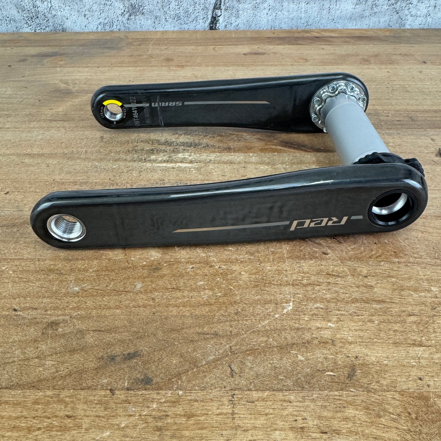 Low Mile! SRAM Red AXS E1 175mm Carbon 8-Bolt Crankset Crank Arms DUB SL 319g
