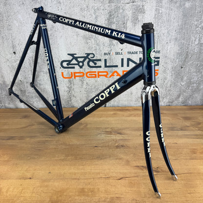 Vintage! Fausto Coppi K14 Reparto Corse Aluminum 54.5cm Rim Brake Frameset 700c