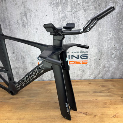 Low Mile! Specialized S-Works Shiv Large Carbon TT/Triathlon Disc Frameset 700c