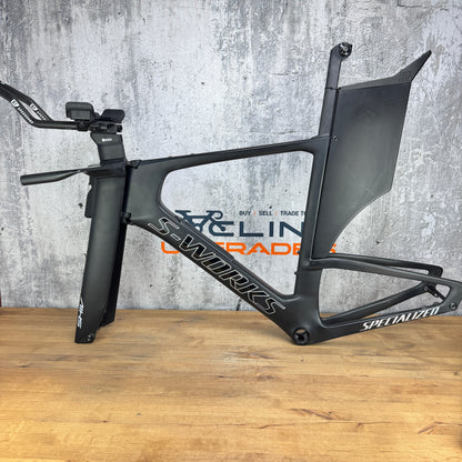 Low Mile! Specialized S-Works Shiv Large Carbon TT/Triathlon Disc Frameset 700c