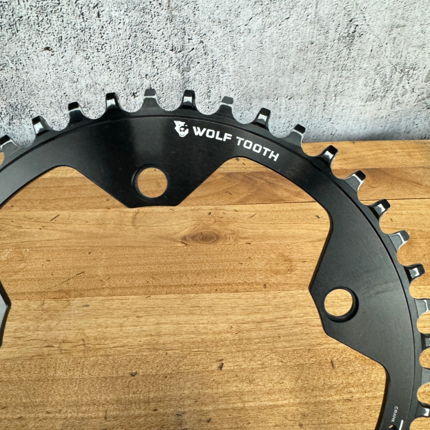 Wolf Tooth Drop-Stop 130 BCD 46t Bike Single Chainring 4-Bolt 78g