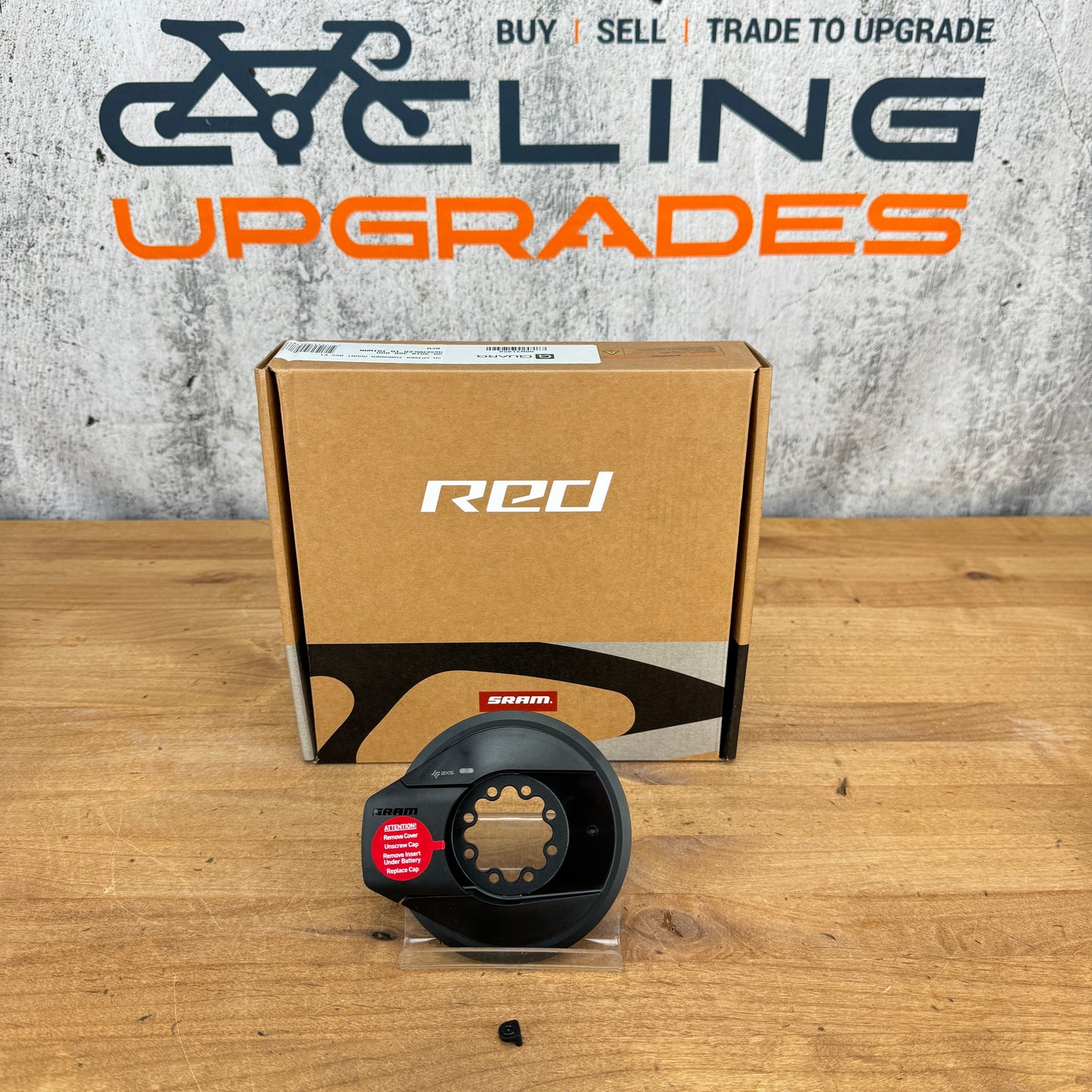New! SRAM Quarq AXS XPLR E1 Thread Mount 8-Bolt Bike Power Meter Spider 112g