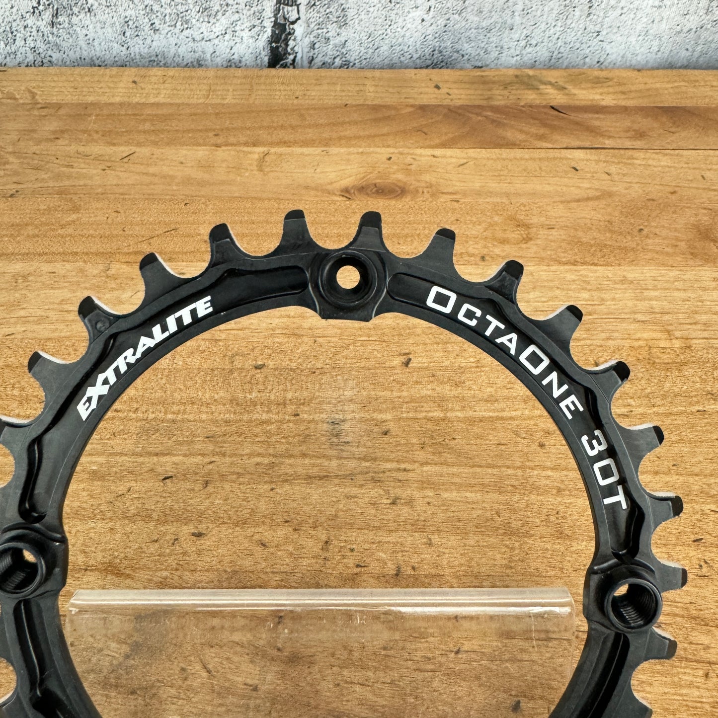 New! Extralite OctaOne 30t Narrow Wide 4-Bolt 104BCD Single Chainring 28g