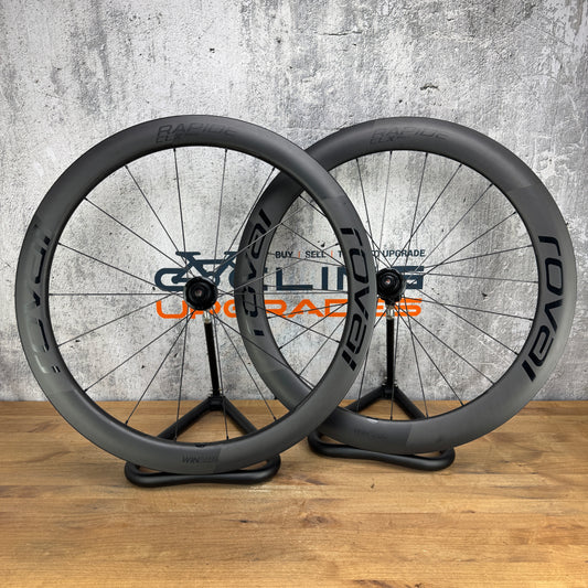 Light Use! Roval Rapide CLX Carbon Clincher Disc Brake Wheelset 700c 1422g